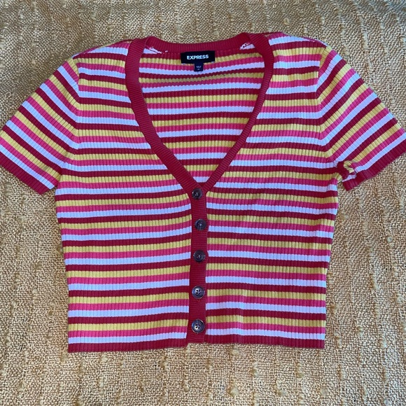 Express Tops - express striped sweater top